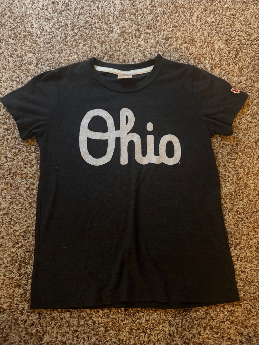 Homage Ohio shirt, script ohio, Ohio State, kids size 8